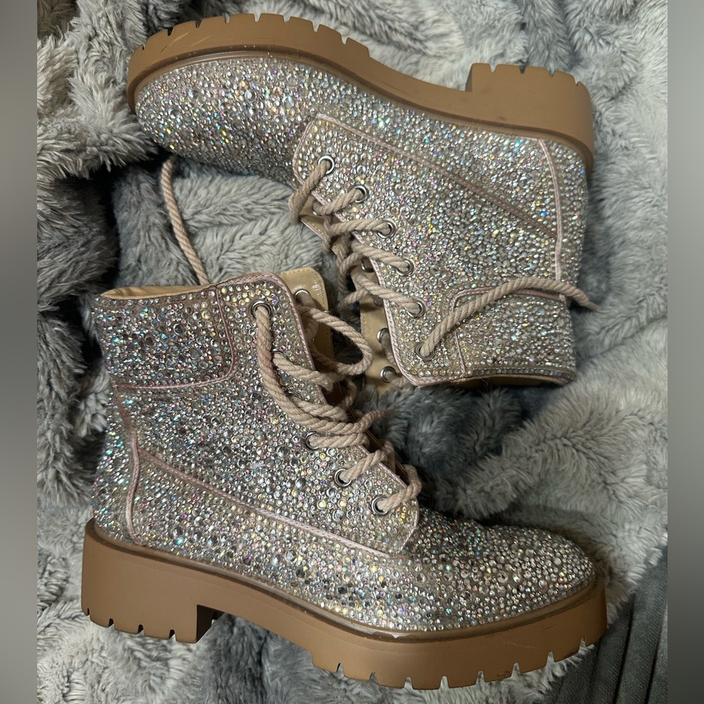 Rhinestone boots